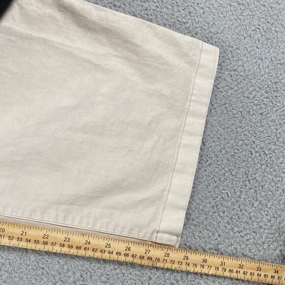 Gap For Good Women's Plus Size 20 Loose Khaki Pants High Rise Cotton Wide Leg - Picture 8 of 11